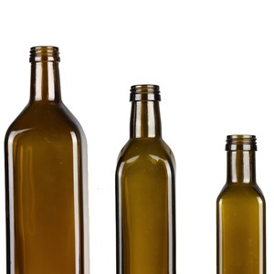 Bouteilles d'huile d'olive brun foncé vides en stock 250 ml 500 ml 750 ml 1000 ml Bouteilles d'huile de graines de camélia - Product Image 2