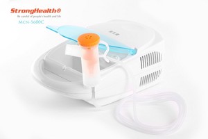 Mesin <span class=keywords><strong>Nebulizer</strong></span> Inhaler uap elektrik kelas medis, mesin <span class=keywords><strong>Nebulizer</strong></span> bersertifikat ROHS, aksesori kompresi udara plastik kualitas paha - Product Image 6