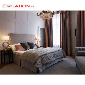 Custom nuevo estilo clásico de alta calidad muebles de madera del dormitorio del <span class=keywords><strong>hotel</strong></span> conjunto - Product Image 6