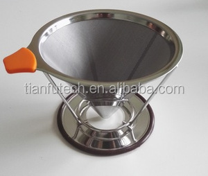 Titanium Tráng Thép Không Gỉ Lọc Cà Phê <span class=keywords><strong>Cone</strong></span>/Thông Minh Cà Phê Nhỏ Giọt/Nhỏ Giọt Cà Phê <span class=keywords><strong>Maker</strong></span> Với Chủ - Product Image 5