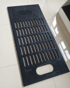 Tapis de sol <span class=keywords><strong>en</strong></span> caoutchouc antidérapant et anti-fatigue pour porcelets, porcs, truies, <span class=keywords><strong>en</strong></span> caoutchouc noir Kingrubber par palette - Product Image 4