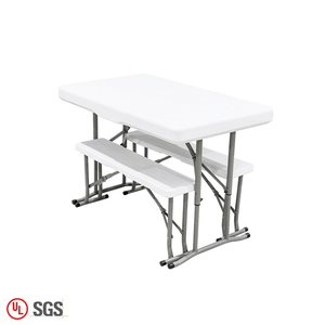 Juegos de mesa plegable de comedor para restaurante baratos 3 kits mesa de cerveza mesas plegables de plástico al por mayor - Product Image 2