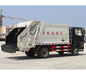 Áp lực cao máy đầm thùng rác xe tải 4x2 thùng rác máy đầm xe tải với bỏ qua - Product Image 4