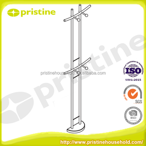 Porte-chapeau en acier chromé moderne en forme d'arbre, support de rangement pour la maison, meubles pour salles de bain, vente en gros sur eBay, MIT Housewares - Product Image 5