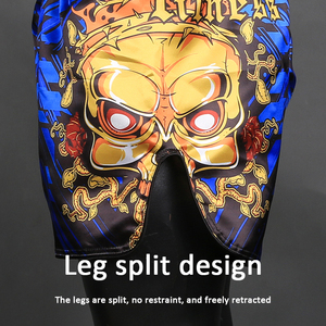 Pantaloncini Unisex per Muay Thai e Boxe in Poliestere, Abbigliamento Sportivo per Adulti, Personalizzabile OEM, Abbigliamento per Arti Marziali per Tutti i Generi - Product Image 5