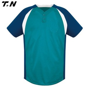 Camiseta hecha <span class=keywords><strong>de</strong></span> béisbol / ropa <span class=keywords><strong>de</strong></span> encargo del béisbol en blanco - Product Image 2