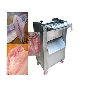 Semi-automatic Production Line for Fish Processing Fish Cutting Peeling Machine