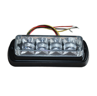 Cubierta de tablero de advertencia de emergencia, luz Led ámbar de alta calidad, luces de rejilla estroboscópica para vehículos de emergencia, 12W