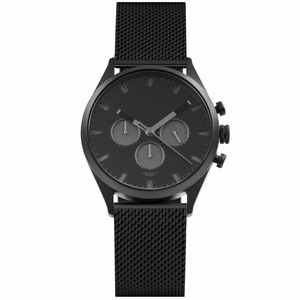 2018 odm noir maille bracelet chronographe no name montre <span class=keywords><strong>chrono</strong></span> hommes - Product Image 4