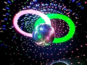 Bola de espejo de discoteca al por mayor, luces de proyección LED de colores inflables para fiesta de baile DJ - Product Image 2