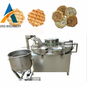 Automatic waffle ice cream cone maker crispy egg roll making machine