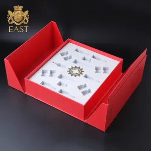 Big Flip Lady Gift Packaging Cosmetic Box With Eva Inner Holding