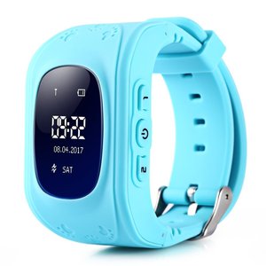 2018 Venta caliente LCD OLED Q50 Tarjeta SIM Kid Watch Smartwatch GPS Tracker Anti-Perdido SOS Kids Reloj inteligente - Product Image 1