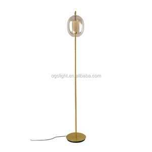 Americana decoración interior iluminación Industrial moderna antiguo vidrio sombra lámpara de pie <span class=keywords><strong>para</strong></span> el hogar - Product Image 5