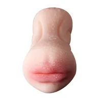 Мужские мастурбаторы карманная резиновая искусственная вагина киска 3D текстурированная Вагина и рот двойные концы