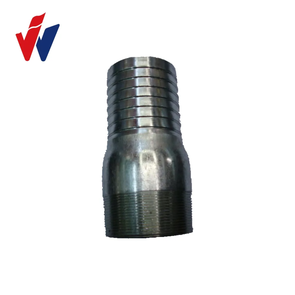 Gegalvaniseerd WeldedCarbonSteelPipe Fitting Verminderen Slang Tepel GI Piep Tepel KC Tepel