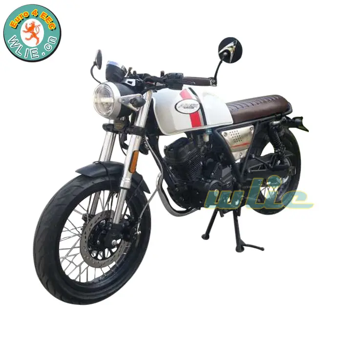 Johnature — moto légal de rue, motocyclette 125cc, Euro 4 cee COC Cafe Racer F68, 50cc/125cc (Euro4), nouveauté 2019