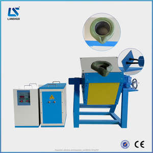 Fuente de la fábrica de inducción horno de fundición de metal para fundir <span class=keywords><strong>el</strong></span> aluminio, cobre, hierro, oro y plata - Product Image 1