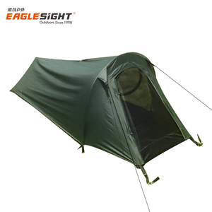 Tenda Bivy per 1 uomo ultraleggera verde impermeabile Nylon Ripstop Bivy tenda per 1 persona zaino in spalla escursionismo campo gioco campo di <span class=keywords><strong>montagna</strong></span> - Product Image 6