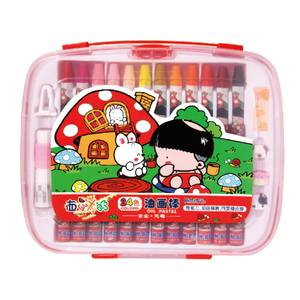 24 pcsキッズドローイングペンアートセットキットペインティングスケッチ鉛筆クレヨンワックス - Product Image 1