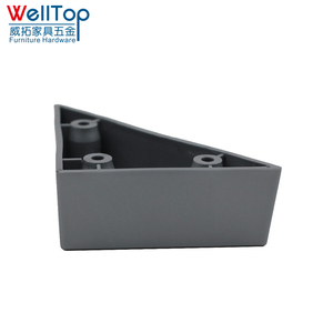 Patas triangulares de <span class=keywords><strong>pl</strong></span>ástico para sofá, pies de ajuste para muebles - Product Image 2