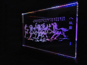 3D foto de cristal máquina de grabado láser de AOL fábrica con alta precisión - Product Image 6