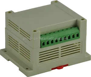 Sanhe 22-22 115*90*72mm din rail PLC caixa de junção caixa de junção plástica caixa de junção eletrônica pcb caixa de controle