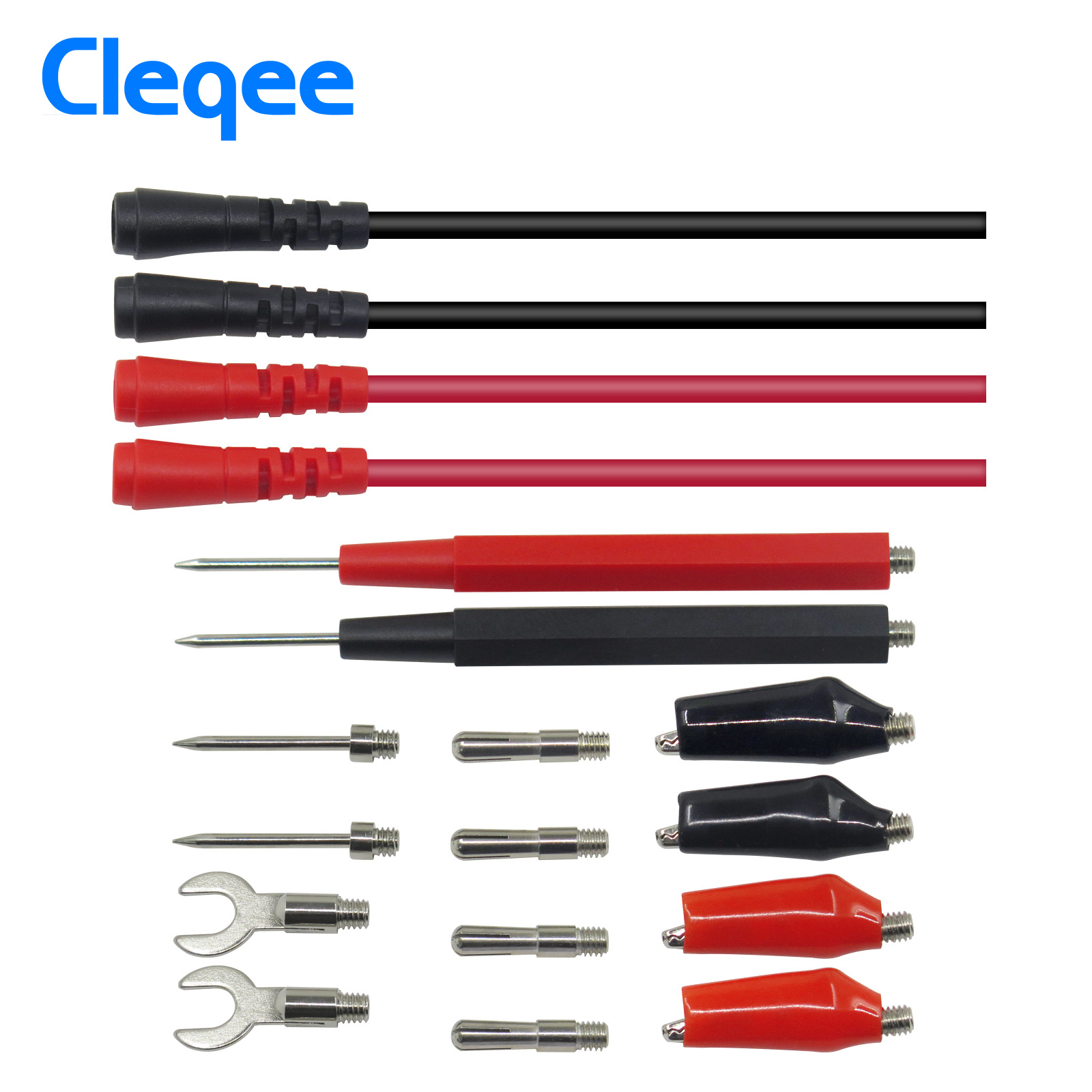 P1500 Multimeter probe Test Cable kit Multifunction Banana Plug Test Lead U-type Insert needle accessories kit set