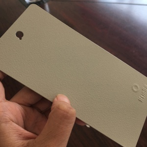 Meubles en MDF avec peinture de durcissement infrarouge à ondes moyennes, revêtement en poudre Hsinda <span class=keywords><strong>RAL</strong></span> 7034 <span class=keywords><strong>jaune</strong></span> gris, couleur personnalisée - Product Image 4