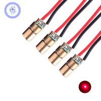 Mini Laser Dot Diode Module Head Red 650nm 6mm 5V 5mW