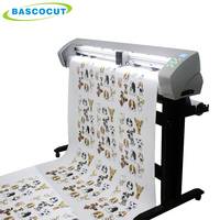 Traceur de découpe vinyle Bascocut 48 pouces 1000 mm/s à grande vitesse avec pilote USB / Traceur de découpe vinyle à moteur servo