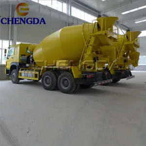 Sinotruk Howo Concrete Mixer Truck New And Used 10m3 Concrete Pump Mixer Truck For Sale