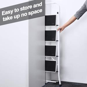 Escada de passo doméstica de ferro de armazenamento fácil dobrável/escalera para venda