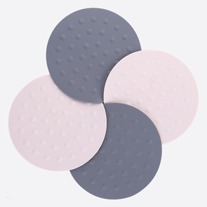 حصيرة ثلاثية من السيليكون مستديرة صديقة للأوعية من قطعة واحدة مقاومة للحرارة - Product Image 1