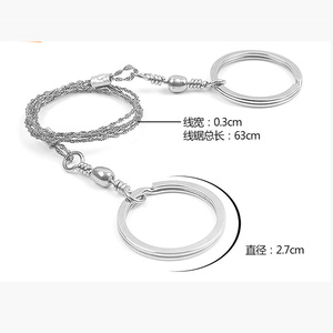 SRDWOS KDWS001 Outdoor Emergency Rescue Gear Kit Stainless Steel Hand Pocket Wire Saw for Survival <strong>Camping</strong> <strong>Hiking</strong> &amp; Fishing - Product Image 3