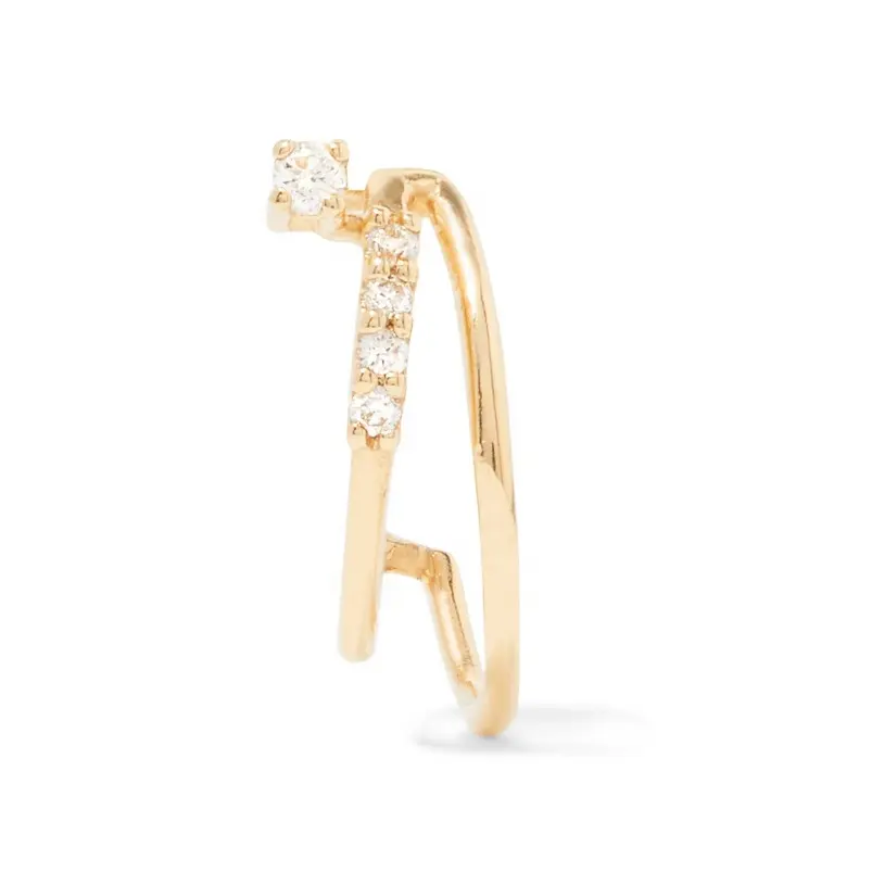 Gemnel ultimo minimalista 925 gioielli in argento delicato un grammo oro diamante orecchini donne