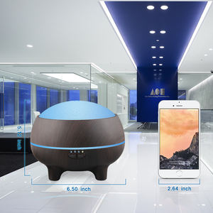 超声波香薰雾扩散器香薰雾加湿器，带情绪光木质超声波香薰雾扩散器 - Product Image 4