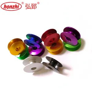 (HZ-A-022) Aluminium Bobbin Tekstil Bordir Mesin Hot Sale Bobbin Aluminium Bobbin Cina Bordir Mesin