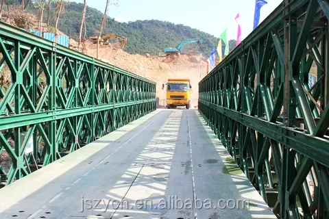 compact 100/200 bailey bridge  Portable Steel Bridge with high quality and best price from China manufacturer