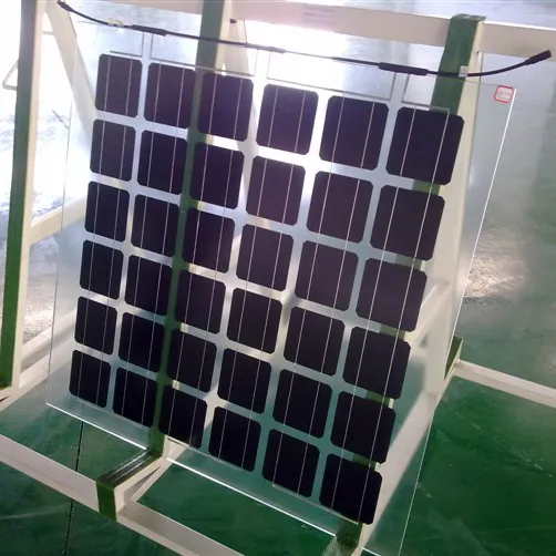 Painel solar transparente, painel solar mono fotovoltaico filme duplo de vidro 350w 360w 290w 300w 175w 180w