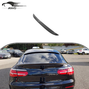 Becquet de toit en fibre de carbone flambant neuf, aileron postérieur sombre, GLC300 GLC43 AMG, pour <span class=keywords><strong>Mercedes</strong></span> benz classe <span class=keywords><strong>GLC</strong></span> (C253) SUV coupé 2016 2017 - Product Image 6