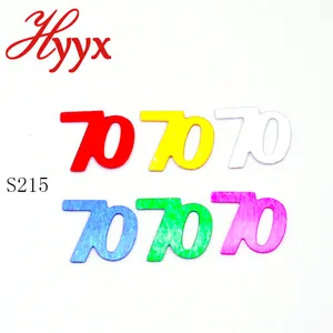 HYYX 최고의 판매 새로운 스타일의 금속 모양 색종이