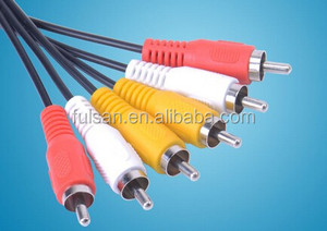 <span class=keywords><strong>Cable</strong></span> RCA compuesto de alta calidad <span class=keywords><strong>Cable</strong></span> <span class=keywords><strong>AV</strong></span> 3 pies 6 pies 12 pies 15 pies 20 pies - Product Image 2