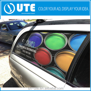 Perforated One Way Vision Mesh Vinyl / <strong>Car</strong> Window Advertising <strong>Decals</strong> - Product Image 3