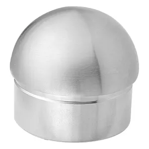 304/316 Handrail Stainless Steel Tube End Cap For 38.1mm 50.8mm pipes