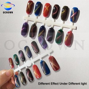 Vendita calda chameleon 3D occhio di gatto magnetico polveri pigmento per la nail art - Product Image 2
