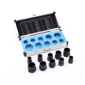 10 Cái Chiều Cao Vít Bolt Bị Hỏng Nut Extractor Remover Set Với Hộp Gói Cho 9 10 11 12 14 15 16 18 19 Mét - Product Image 2
