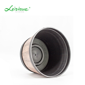 Leizisure <span class=keywords><strong>En</strong></span> <span class=keywords><strong>bois</strong></span> Conique Grand Bol Rond <span class=keywords><strong>En</strong></span> Plastique Demi-Baril Planteur - Product Image 5