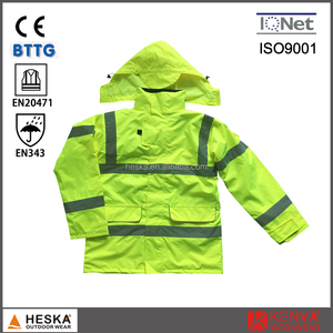 Vêtements de sécurité salut vis 3 dans <span class=keywords><strong>je</strong></span> veste haute visibilité gilet de sauvetage avec imperméable à <span class=keywords><strong>l</strong></span>'eau - Product Image 1