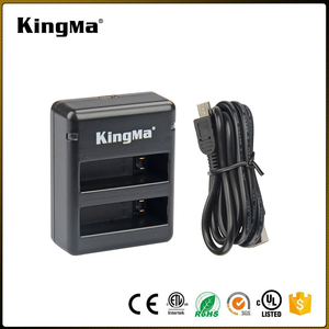 KingMa AHDBT-401 USB <span class=keywords><strong>Double</strong></span> Batterie <span class=keywords><strong>Chargeur</strong></span> pour <span class=keywords><strong>Gopro</strong></span> Hero4 HD Caméra Batterie AHDBT401 - Product Image 3